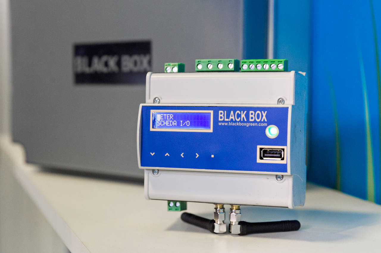Piattaforma per il monitoraggio dei sistemi impiantistici dell'edificio BLACK BOX - Black Box Green srl. Foto Marco Parisi