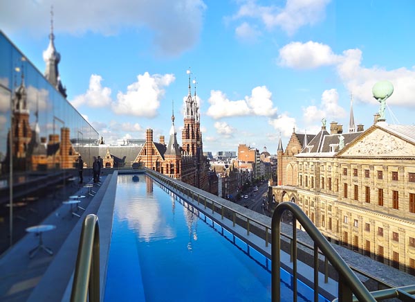 Rooftop Swimming Pool W Hotel, Amsterdam